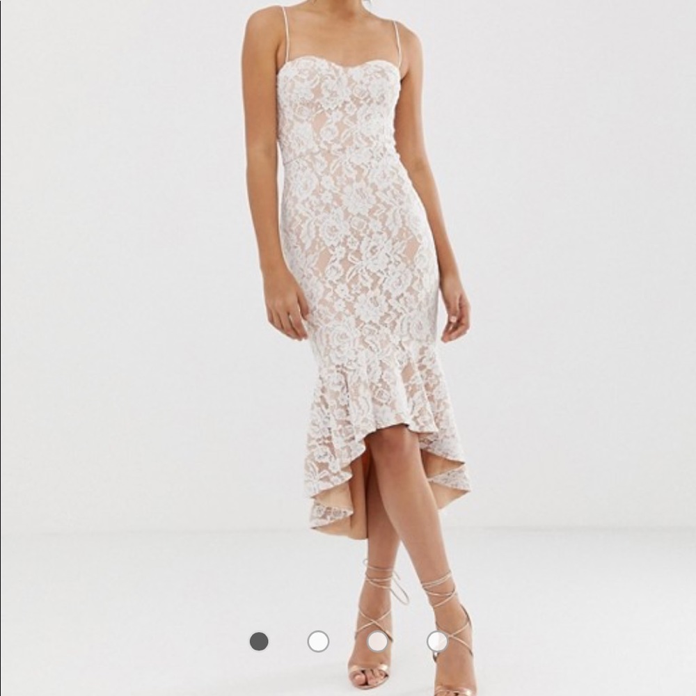 Jarlo Cleo lace mermaid party dress US 4